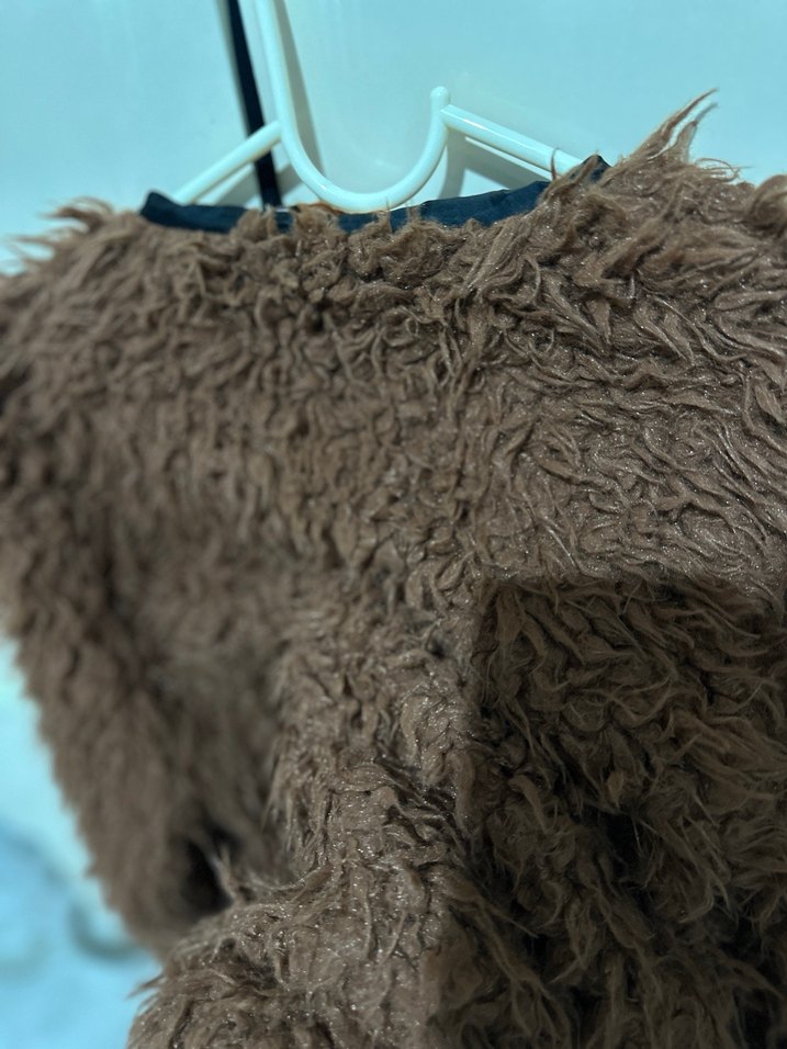 Kahverengi Deri Kürklü Ceket - Görsel 5