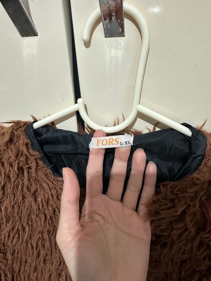 Kahverengi Deri Kürklü Ceket - Görsel 4