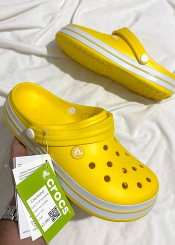 Sarı Crocs Kadın Terlik