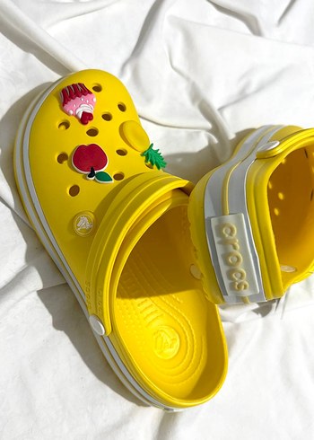 36 Beden sarı Renk Sarı Crocs Kadın Terlik