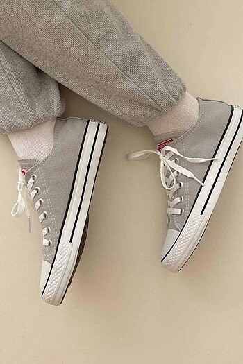 38 Beden gri Renk CONVERSE Spor Ayakkabı