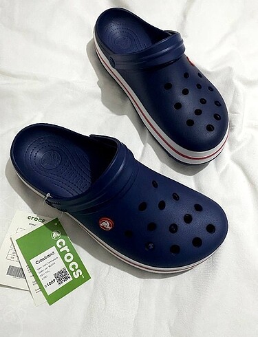 44 Beden lacivert Renk Crocs Terlik