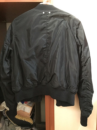 s Beden siyah Renk Bomber ceket pull amd beat