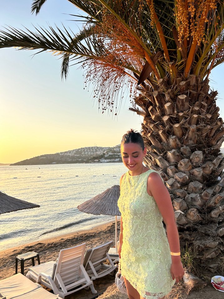 yeşil Mini elbise - Görsel 2