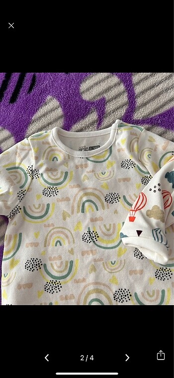 HelloBaby 3'lü ayaklı tulum