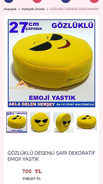 Diğer EMOJİ YASTIK