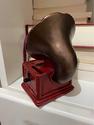 Beden bordo Renk Gramofon Kumbara