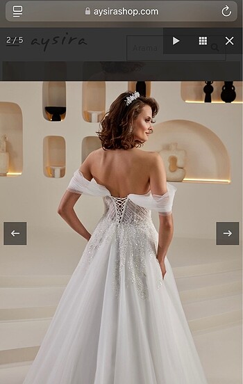 Aysira Helen Model Gelinlik