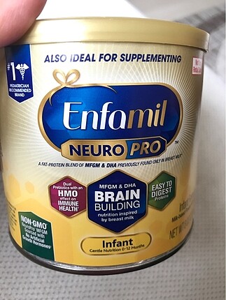 Amerikanın pediadristlerce önerilen 1 numaralı markası Enfamil d