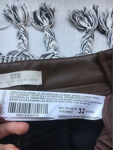 32 Beden Stradivarius suni deri pantolon