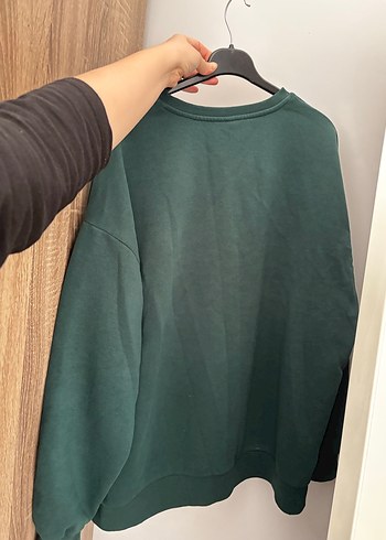 Yeşil Baskılı Kadın Sweatshirt - Görsel 3