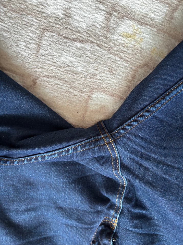 Kadın Lacivert dar Kesim Midi Kot Pantolon - Görsel 2