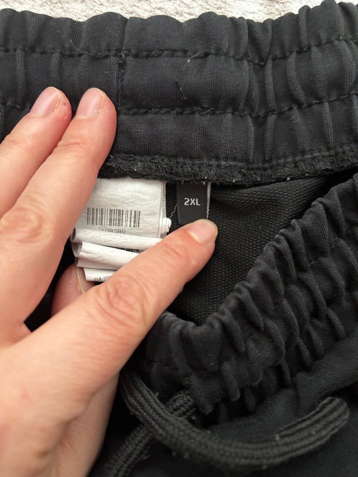 Siyah Rahat Kesim Kadın Eşofman Altı - Görsel 5