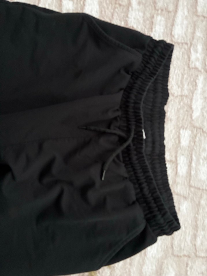 Siyah Rahat Kesim Kadın Eşofman Altı - Görsel 3