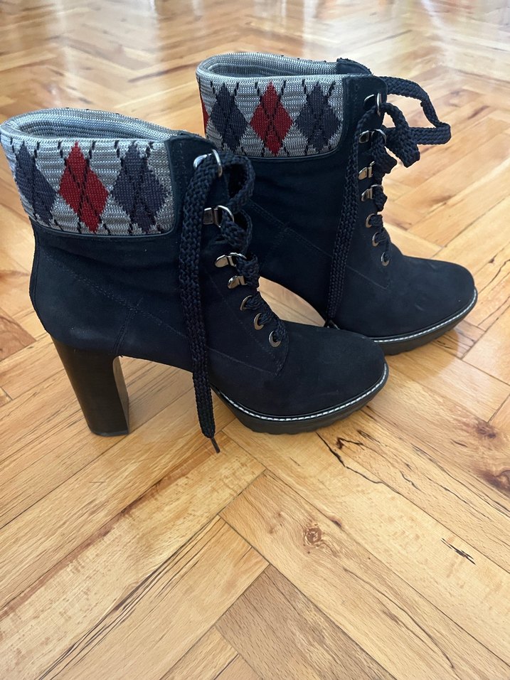 Tommy Hilfiger topuklu bot - Görsel 4