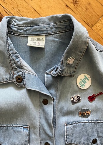 Zara jean gömlek - Görsel 2