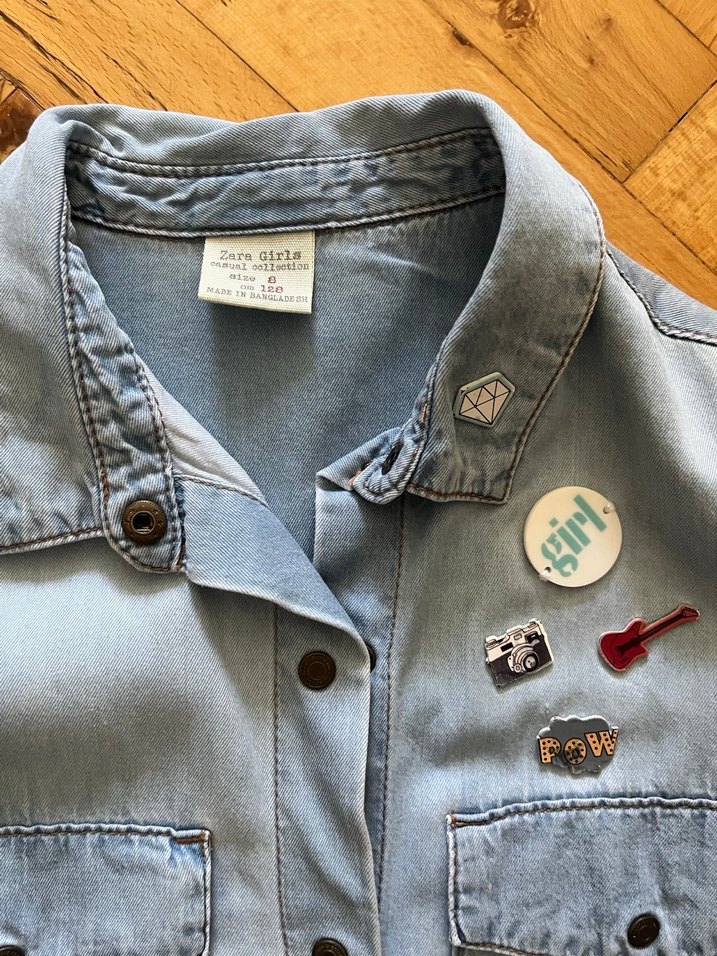 Zara jean gömlek - Görsel 2