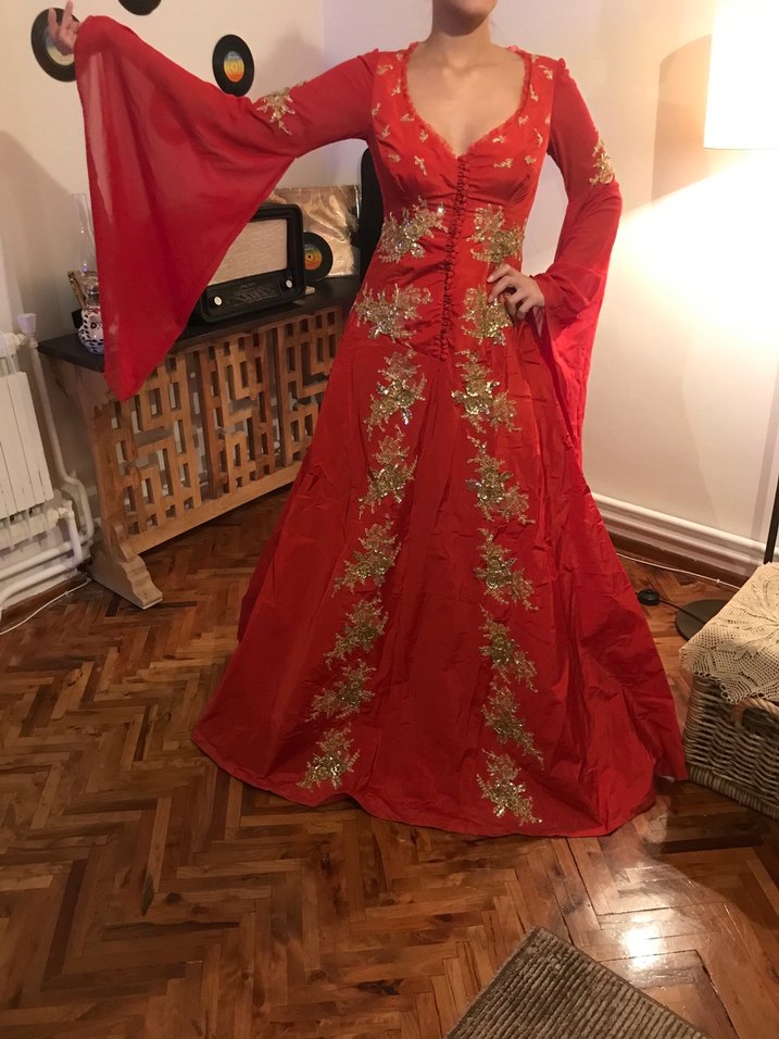 Özel dikim kına elbisesi - Görsel 2