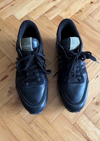 Valentino Garavani Siyah Deri Sneaker