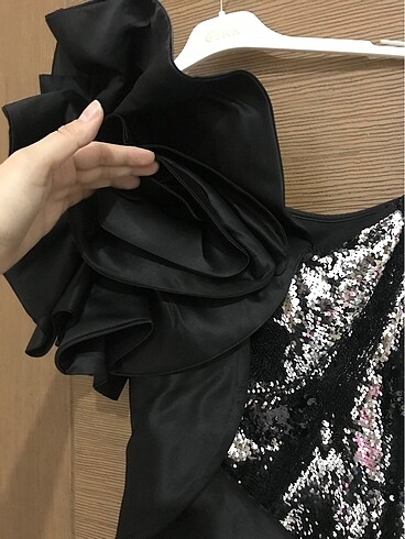 s Beden siyah Renk Abiye elbise