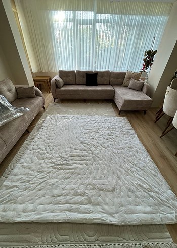 Beyaz Düz Yatak Örtüsü - Görsel 5