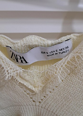 Zara Zara sarı atlet