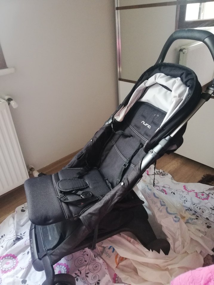 Siyah Nuna Bebek Arabası - Görsel 3