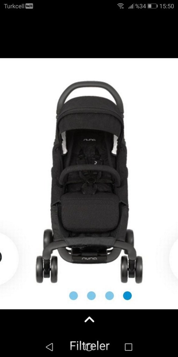 Siyah Nuna Bebek Arabası - Görsel 5