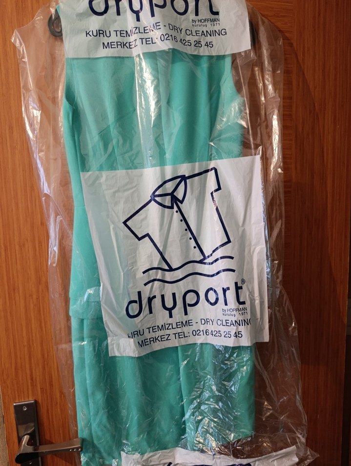 Turkuaz Midi Drapeli Kadın Abiye Elbise - Görsel 2