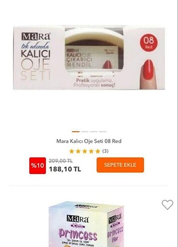Mara Kalıcı oje 