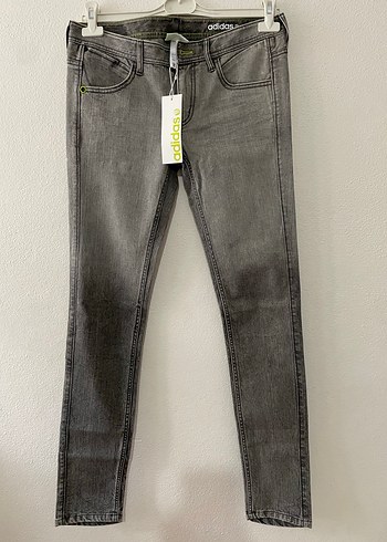 Adidas Gri Adidas Kadin Denim Pantolon