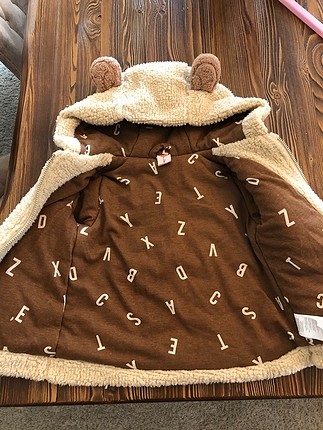 1 ve 2 yaş bebek unisex pofuduk kapşonlu 