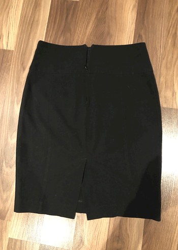 Zara Piliseli Siyah Midi Kalem Etek