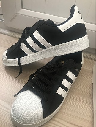 Adidas süperstar siyah süet