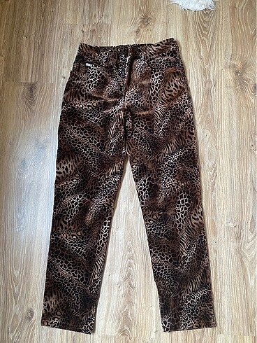 Leopar desen pantolon