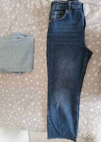 LC Waikiki LCW Jeans Düğmeli Mavi Kadın Jean