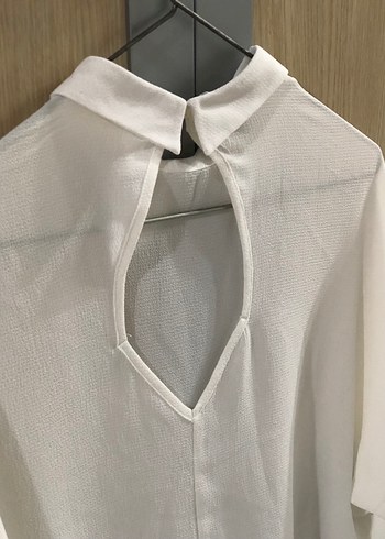 Beyaz Kadın Gömlek - Görsel 4