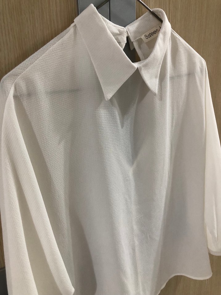 Beyaz Kadın Gömlek - Görsel 3