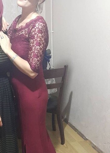 Diğer Bordo abiye