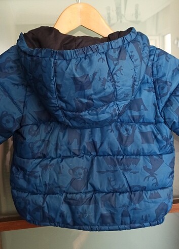 Zara Zara 2-3 yaş mavi renk erkek çocuk mont