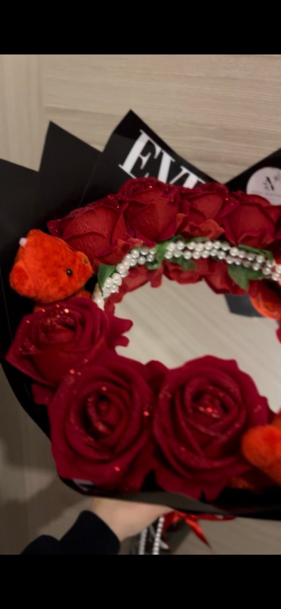 Ayıcıklı aynalı buket - Görsel 4