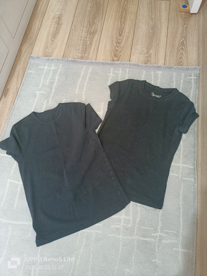 Siyah kadinTişörtü 2'li Paket - Görsel 2