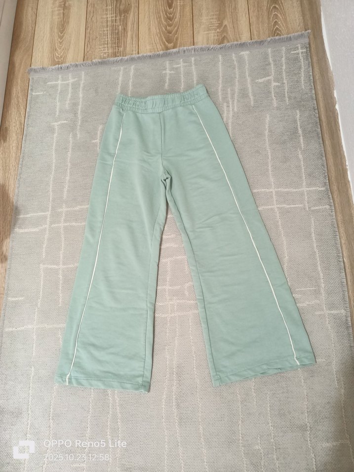 çocuk Açık Yeşil Midi Eşofman Altı - Görsel 5