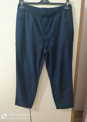 Lacivert Rahat Kesim Kadın Kot Pantolon - Görsel 5