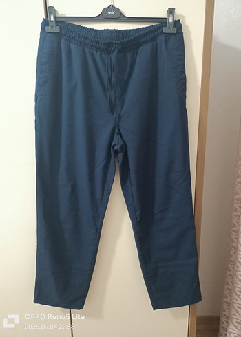 Lacivert Rahat Kesim Kadın Kot Pantolon - Görsel 2