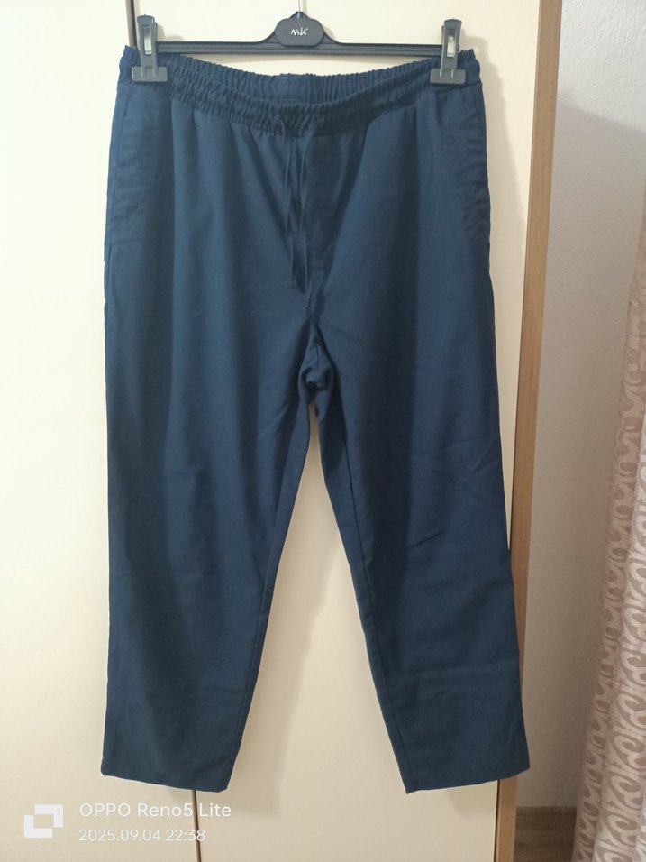 Lacivert Rahat Kesim Kadın Kot Pantolon - Görsel 2