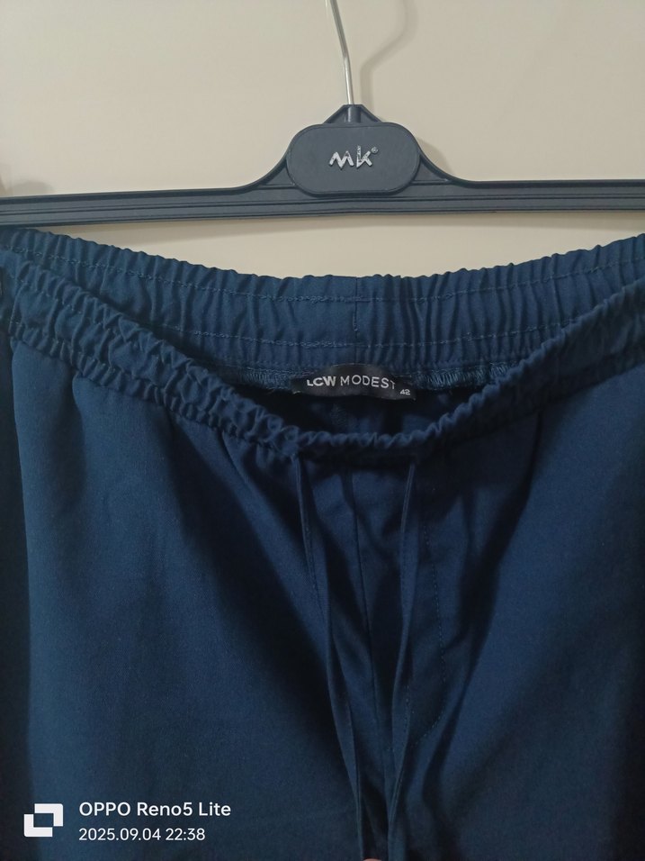 Lacivert Rahat Kesim Kadın Kot Pantolon - Görsel 3