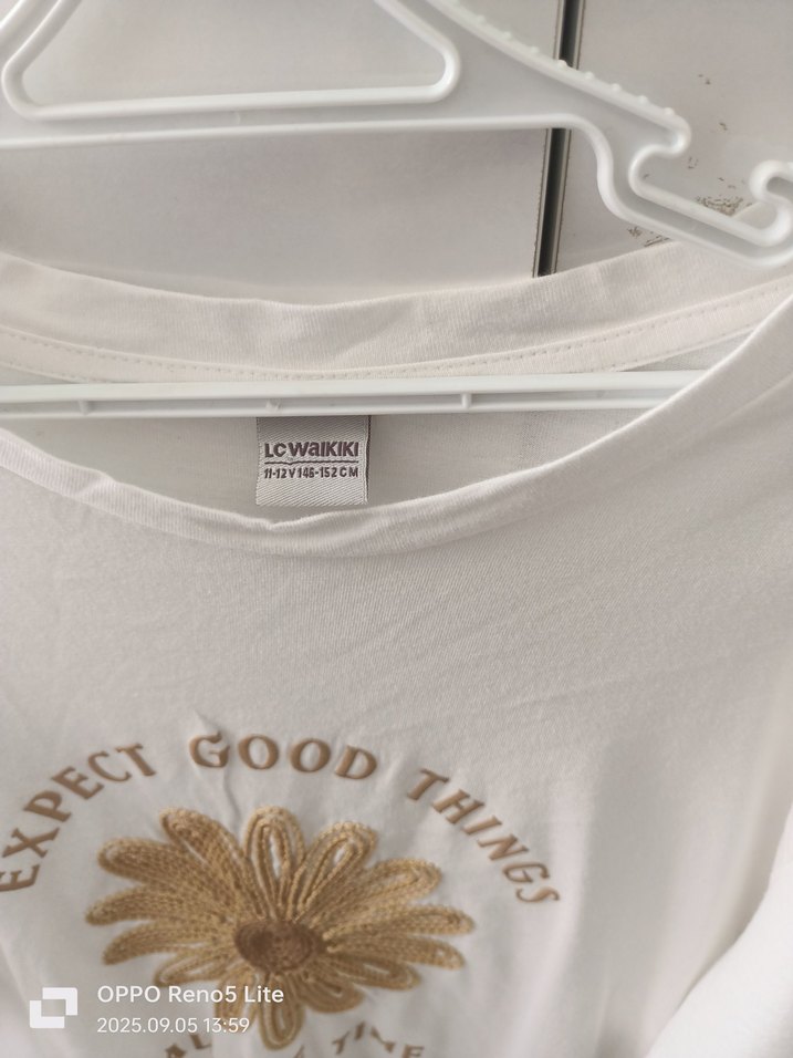 Beyaz Baskılı cocuk Tişört - Görsel 3