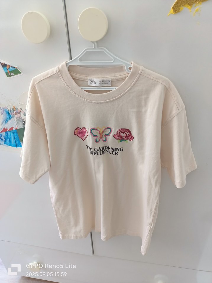 Kren Baskılı Kısa Kollu Tişört - Görsel 2