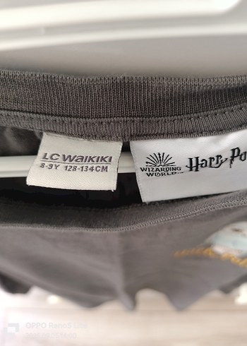 Kız Çocuk Gri Harry Potter Baskılı Tişört - Görsel 5